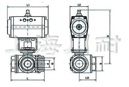 衛生級三通快裝球閥結構